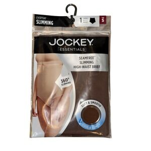 Jockey Essentials Seamfree Slimming High Waist‎ Brief Brown size S new